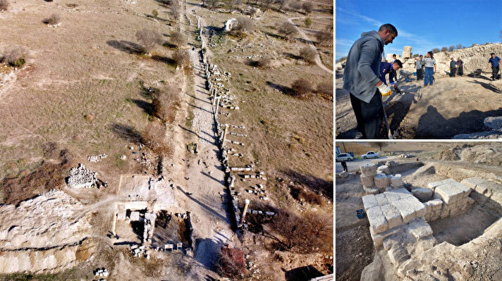 <p>Çukurova'nın Efes'i olarak bilinen 2 bin 700 yıllık Kastabala Antik Kenti'nde İl Kültür ve Turizm Müdürlüğü ile Osmaniye Korkut Ata Üniversitesi işbirliğinde arkeolojik kazılar sürüyor.</p>