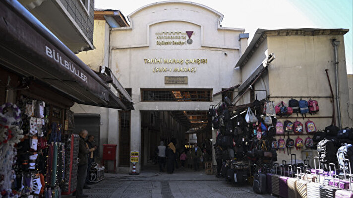 <p>سوق "صاراتش هانة" التاريخي في مدينة قهرمان مرعش&nbsp;</p>