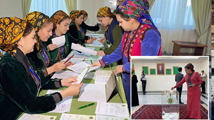 <p>Türkmenistan’da milletvekilliği, halk maslahatı üyeleri ve yerel yönetim organları üyelerinin seçimleri başladı.</p>