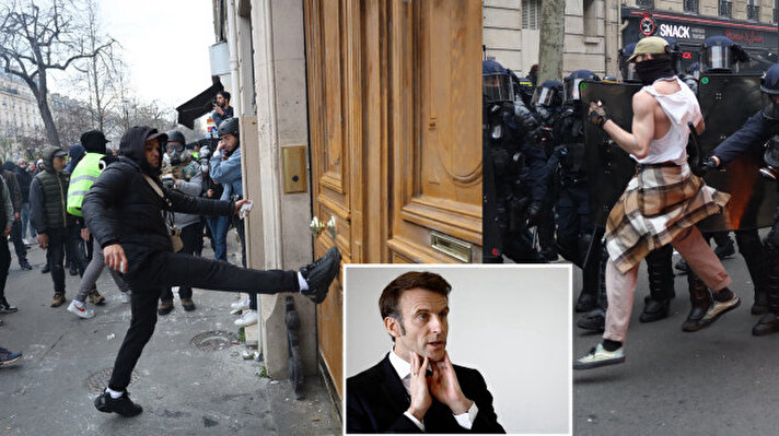 <p>Fransa'da hükümetin tartışmalı emeklilik reformuna karşı düzenlenen gösterilerde 201 kişi gözaltına alındı.</p><p><br></p>