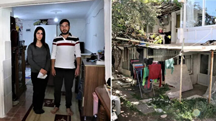 <p>Çift, önce 5 bin TL ile kiraladıkları yerin odunluktan çevrilme olduğunu, ardından ise adresi kiraya veren kişinin evin sahibi olmadığını öğrendi.&nbsp;</p>