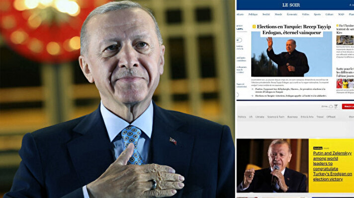 <p>Cumhurbaşkanı Recep Tayyip Erdoğan'ın seçim başarısı dünya basınında geniş yer buldu.</p><p><br></p><p><br></p>