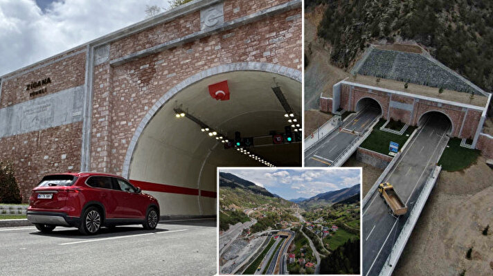 <p>Dünyanın üçüncü, Avrupa'nın ise en uzun çift tüplü kara yolu tüneli olacak Zigana Tüneli, açılışa hazır.</p><p><br></p>