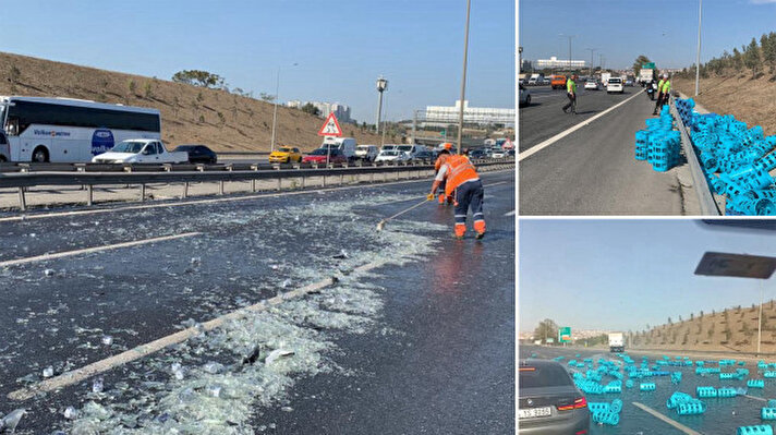 <p>&nbsp;Bölgede yoğun trafik oluştu. İhbar üzerine olay yerine polis ekibi sevk edildi.</p>