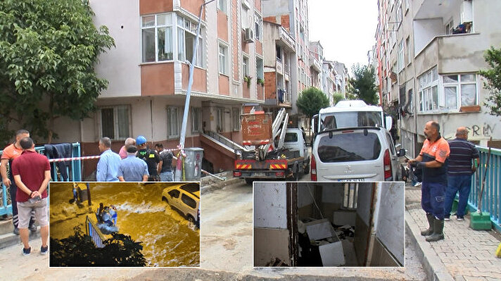 <p>Dün akşam saatlerinde etkili olan sağanak yağışın ardından İstanbul'un birçok noktasında su baskınları yaşandı.</p>