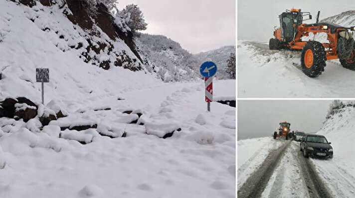 <p>Siirt'in Şirvan, Eruh ve Pervari ilçelerinde aralıklarla devam eden kar yağışı, hayatı olumsuz etkiledi.</p>