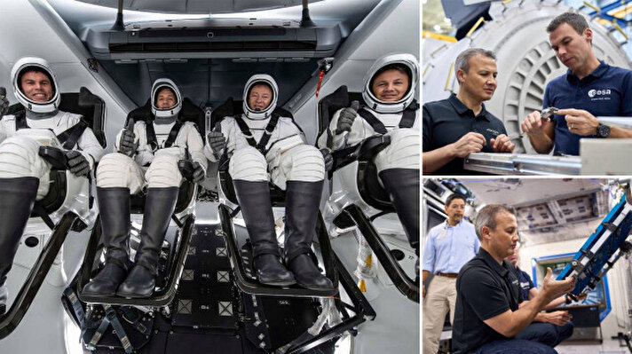 <p>Sanayi ve Teknoloji Bakanı Mehmet Fatih Kacır ve bilim insanlarından oluşan heyet, Cumhuriyet tarihinin ilk insanlı uzay görevi için Florida eyaletinde gerçekleştirilecek fırlatma törenine katılmak üzere ABD'ye uçtu.&nbsp;</p>