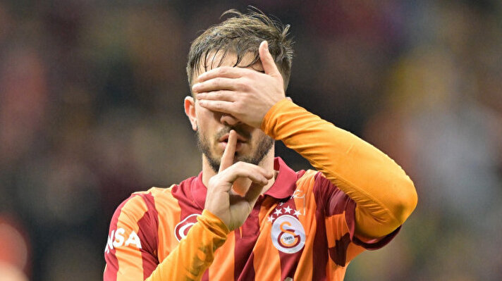 <p>Halil Dervişoğlu'nun gol sevinci</p>