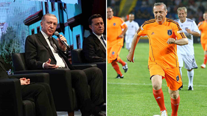 <p>Cumhurbaşkanı Erdoğan, siyasi kariyerinden önce Erokspor ve Camialtı futbol takımlarında forma giymiş 1974- 1975 sezonunda İETT'ye transfer olmuştu.</p>