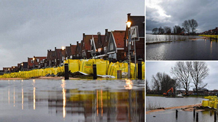 <p>Hollanda meteoroloji yetkilileri hava durumu uyarısını “Sarı Kod”dan “Turuncu Kod”a yükselterek sel taşkınları için uyarıda bulundu.</p>