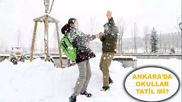 <p>Ankara'da okullar tatil mi?</p>