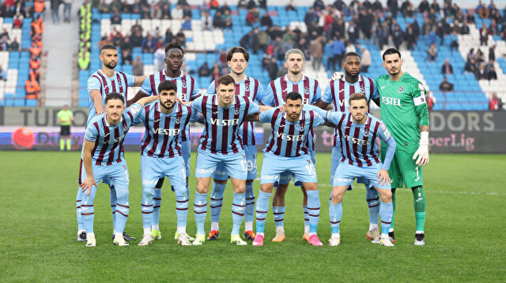 <p>Trabzonspor'un Hatayspor maçındaki 11'i</p>