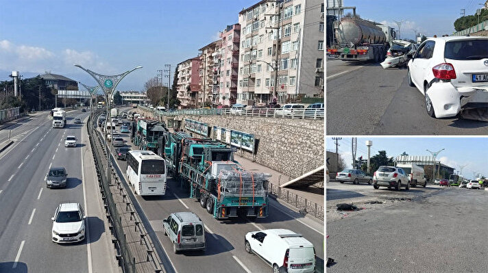 <p>Kaza, saat 10.30 sıralarında İzmit ilçesi Serdar Mahallesi D-100 kara yolu İstanbul yönünde meydana geldi.</p>