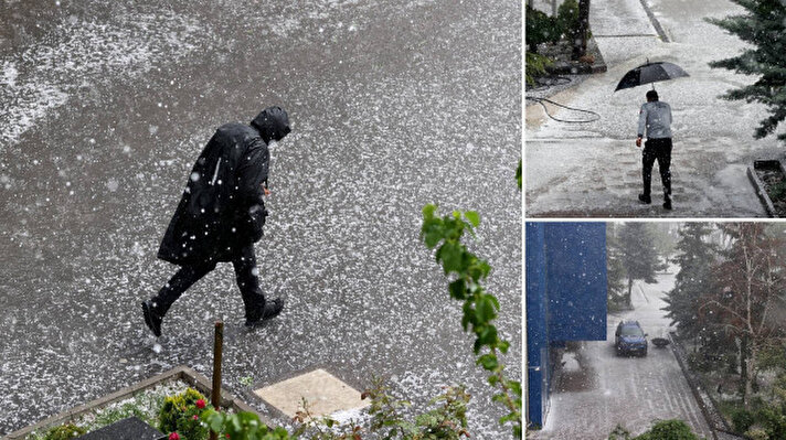 <p>Ankara'da sağanak ve dolu yağışı yaşamı olumsuz etkiledi.</p><p><br></p><p><br></p>
