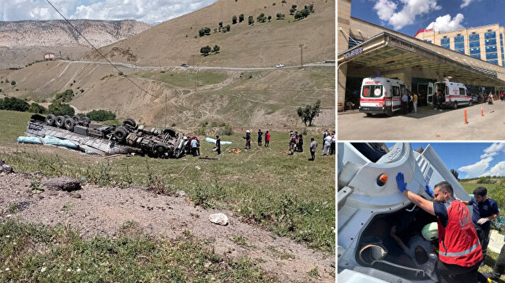 <p>Kaza, öğleden sonra Siirt Şirvan kara yolu Akyamaç köyü mevkisinde meydana geldi.&nbsp;</p>