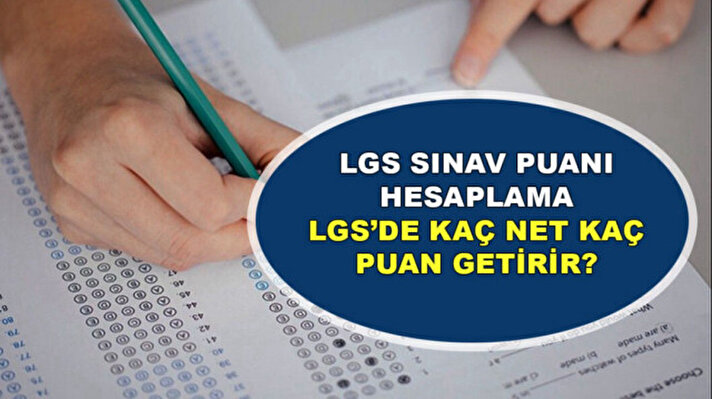 <p>LGS puan hesaplama LGS'de kaç net kaç puan getirir?</p>