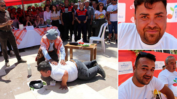 <p>Yarışmayı 323 gram acı biber yiyen Ahmet Gürhan kazandı.&nbsp;</p>