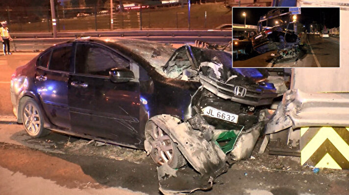 <p>Kaza nedeniyle, Edirne istikametinde trafik bir süre durma noktasına geldi.</p>