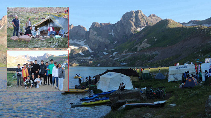 <p>Hakkari'de 4 bin 135 rakımlı Cilo Dağları ve Sat Buzul Gölleri'nde, 6 yıl öncesine kadar girişi yasak olan ve adı terörle anılan İkiyaka Dağları'ndaki Sat Buzul Gölleri bölgesi, gerçekleştiren operasyonlarla terörden arındırıldı.</p>