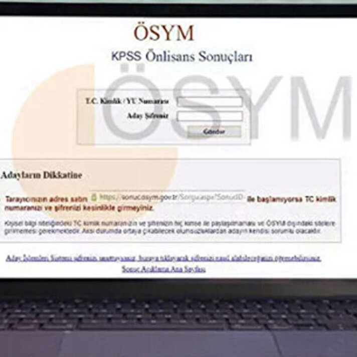 <p>ÖSYM 2024 KPSS önlisans sonuçları</p>