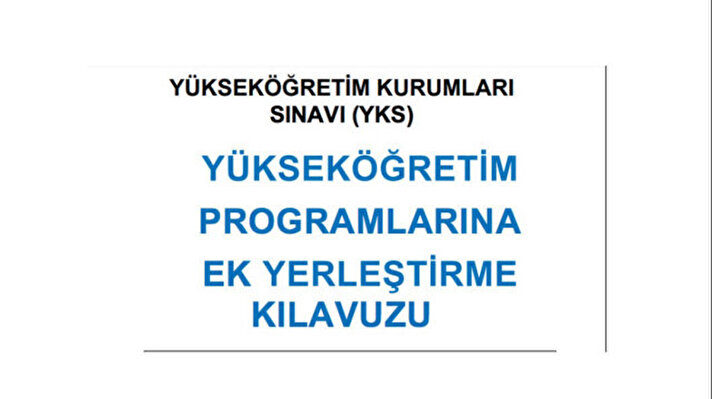 <p>YKS ek tercih kılavuzu boş kontenjanları</p>