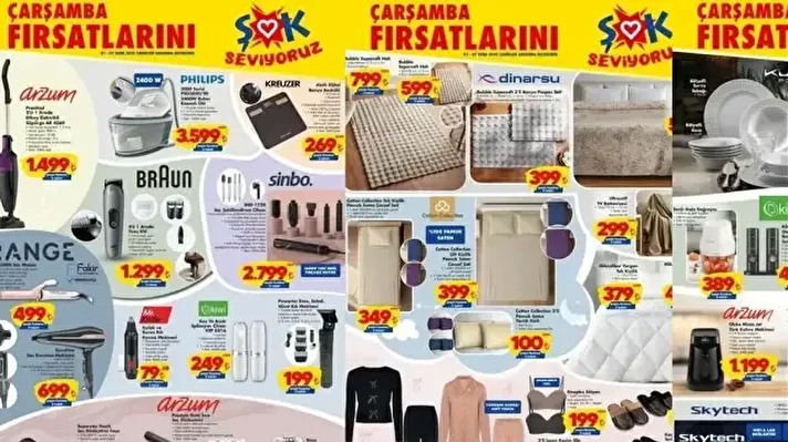 <p>8 Ekim Çarşamba Şok'ta bu hafta neler var?</p>