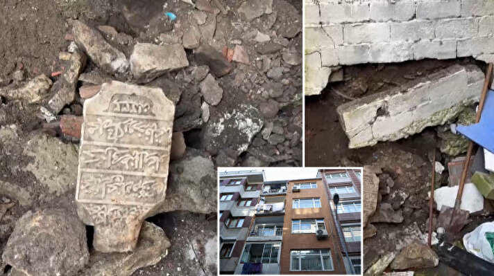 <p>Olay, 26 Şubat'ta saat 01.00 sıralarında Akşemsettin Mahallesi'nde meydana geldi. 4 katlı binanın arka cephesindeki bahçe duvarı henüz bilinmeyen bir nedenle çöktü.</p>