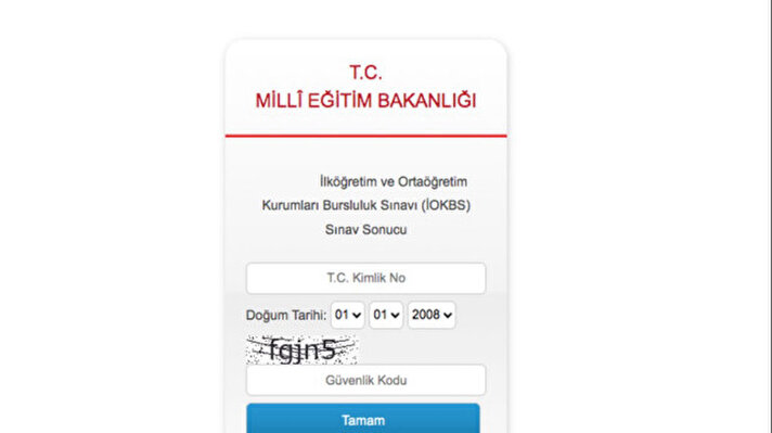 <p>İOKBS bursluluk sınavı sonuçları</p>