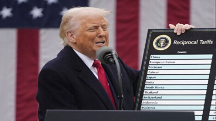 <p>Trump yeni gümrük vergilerini açıkladı</p>