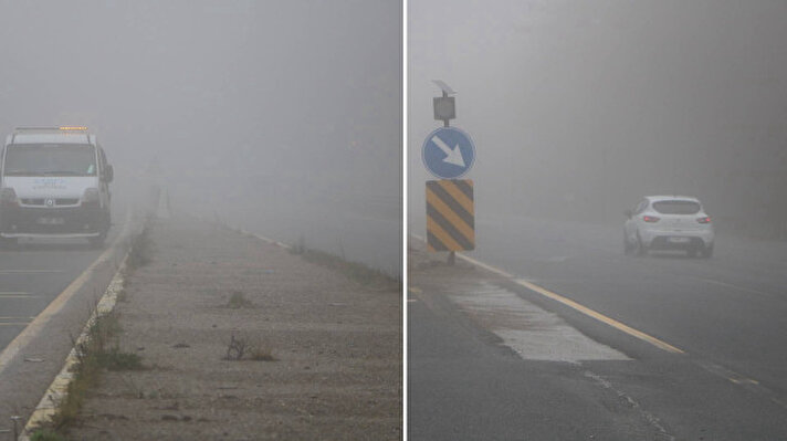 <p>Bolu Dağı D-100 kara yolu geçişi.</p>