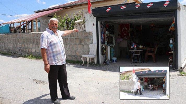 <p>Kocasinan ilçesi Kemer Mahallesi'nde yaşayan İlhan Altun, 40 yıl önce Almanya'da fırın ustası olarak çalıştığı dönemde merhum sanatçı Müslüm Gürses'in kasetlerine ilgi duymaya başladı. </p>