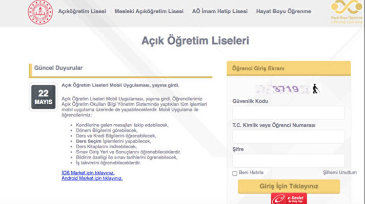 <p>AÖL sınav giriş belgesi sorgulama</p>