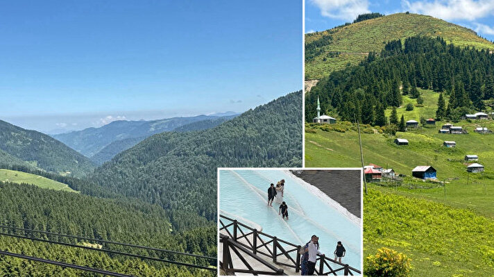 <p> "Karadeniz'in Pamukkale'si' olarak nitelendirilen Göksu Travertenleri.</p><p>Mavi Göl, yaylalar ve Halil Rıfat Paşa Tüneli</p>