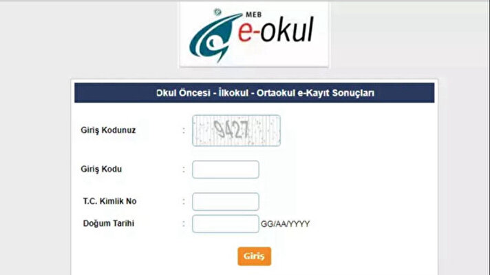 <p>Adrese dayalı okul sorgulama ekranı</p>