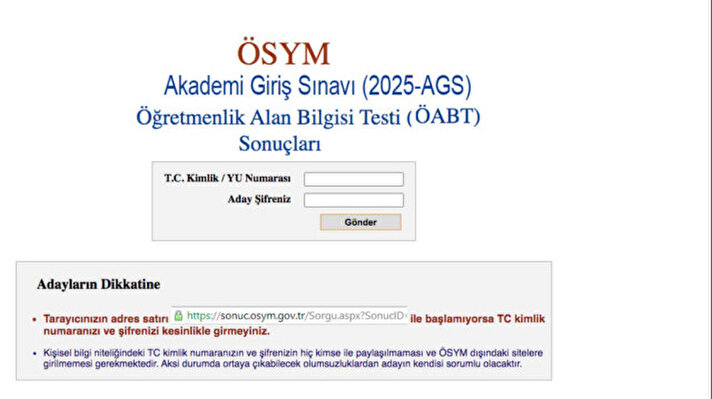 <p>AGS sonuçları</p>