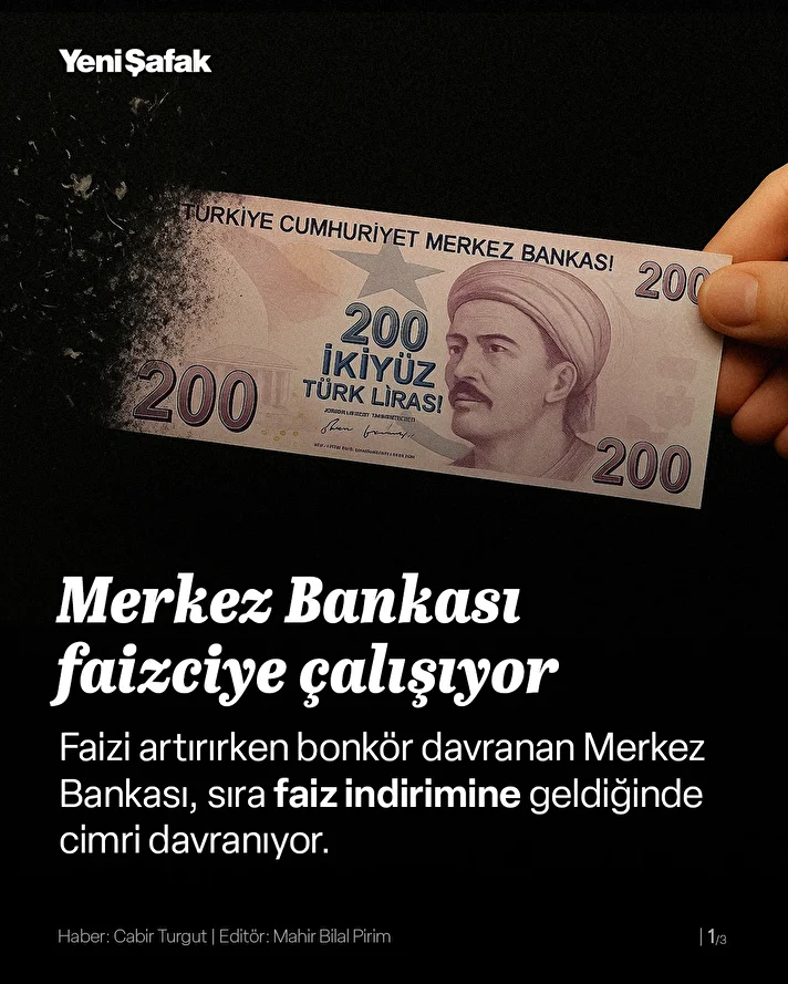 Faizi artırırken bonkör davranan Merkez Bankası, sıra faiz indirimine geldiğinde cimri davranıyor.