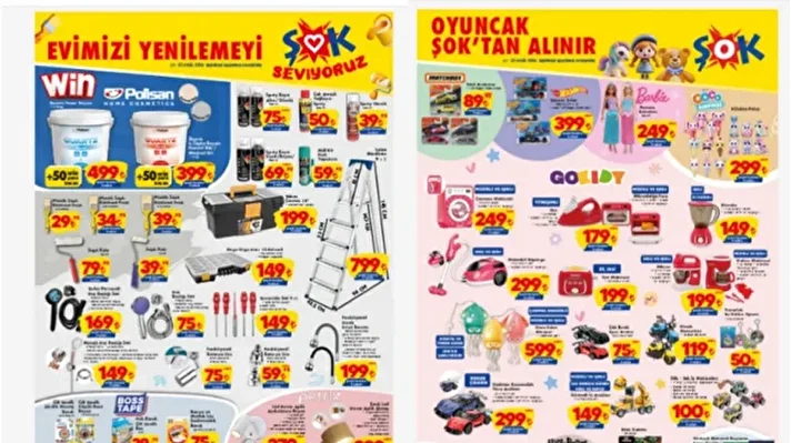 <p><strong><u>ŞOK indirim ürünleri</u></strong></p>