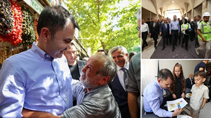 <p>ÇEVRE, Şehircilik ve İklim Değişikliği Bakanı Murat Kurum, Kahramanmaraş'ta depremzede aileleri ziyaret ederek onların görüşlerini aldı.</p>