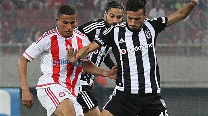 Beşiktaş-Olympiakos maçından kareler