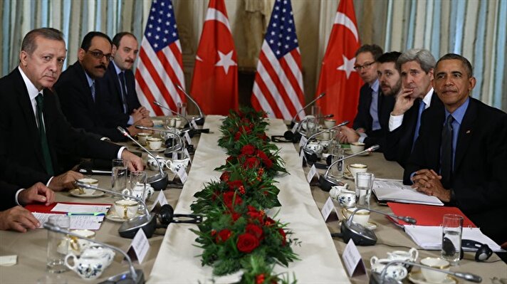 أعلن الرئيس الأمريكي بعد لقائه مع أردوغان أن الولايات المتحدة الأمريكية تدعم تركيا في الدفاع عن نفسها.