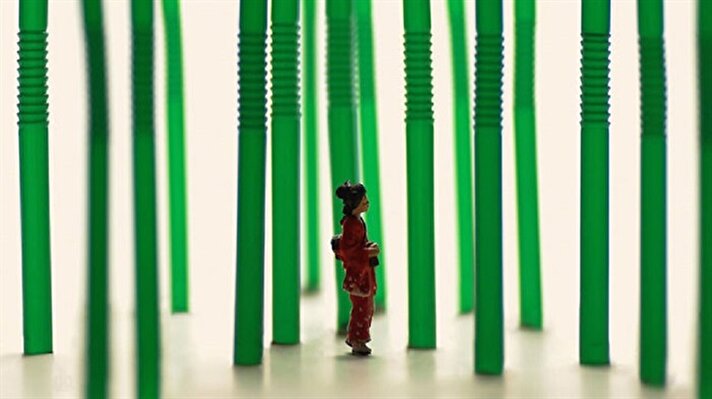 Japon sanatçıdan eğlenceli minyatür dünyaları