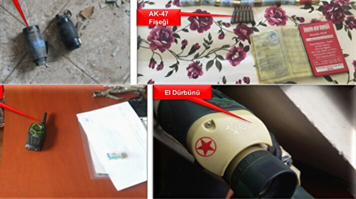 Şırnak'ta teröristlerce kullanılan bir evde soba içine tuzaklanmış el yapımı patlayıcı bulunarak imha edildi.