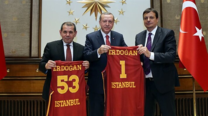 Şampiyonlardan Erdoğan'a ziyaret