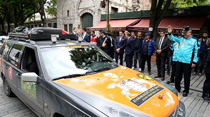 Allgau Orient Rallisi Türkiye etabı Sultanahmet'ten start aldı