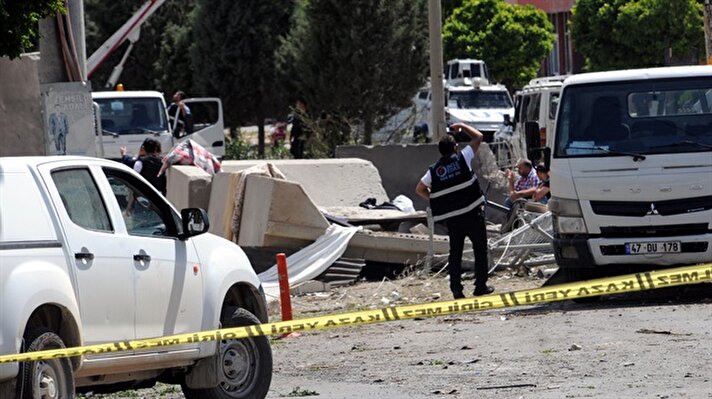 Midyat İlçe Emniyet Müdürlüğü'nde patlama