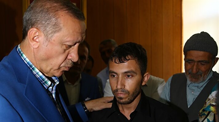 Cumhurbaşkanı Erdoğan'dan Gaziantep'te taziye ziyareti