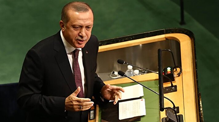 Cumhurbaşkanı Erdoğan BM Genel Kurulu'nda.