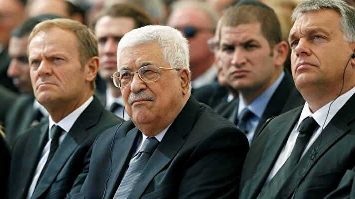 Filistin Devlet Başkanı Mahmud Abbas, ölen eski İsrail Cumhurbaşkanı Şimon Peres'in cenaze törenine katıldı. 