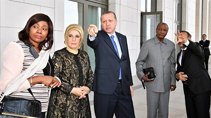 Cumhurbaşkanı Erdoğan Conde'yi ağırladı