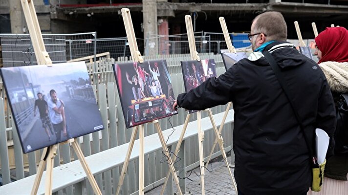 Avrupalı Türk Demokratlar Birliğince (UETD), Belçika'nın başkenti Brüksel'de Anadolu Ajansı (AA) fotoğraflarından oluşan Fetullahçı Terör Örgütü'nün (FETÖ) darbe girişimine ilişkin 15 Temmuz Fotoğraf Sergisi açıldı. 